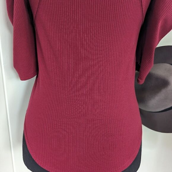 We the Free Free People Puff Sleeve Fairy Whimsigoth Boho Preppy Romantic Top M - Picture 4 of 10